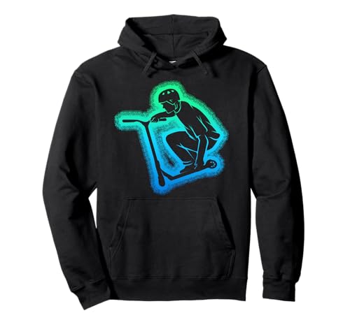 Stunt Scooter Roller Tretroller Kinder Jungen Pullover Hoodie