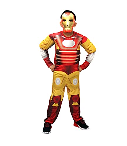 Image of Kaku Fancy Dresses Superhero Costume for Kids - Fancy Dress Outfit for Birthday, Halloween, Role Play