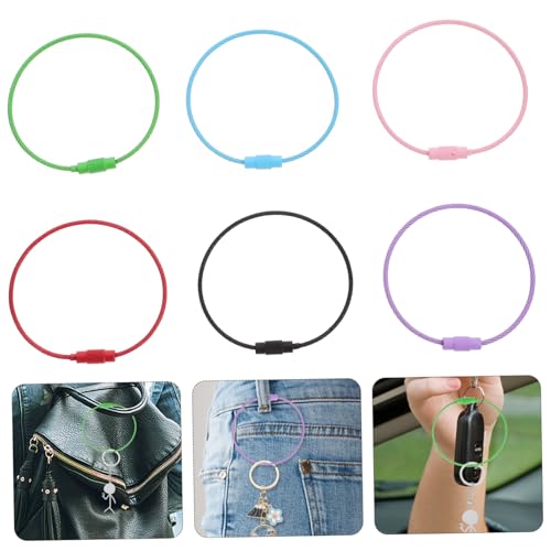 Porte-clés câble compact pour rassembler vos clés sans effort et suspendre vos petits objets - 6