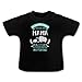 Spreadshirt Muttertag Du Machst Einen Tollen Job Mama Baby Bio-T-Shirt mit Rundhals, 6-12 Monate, Schwarz