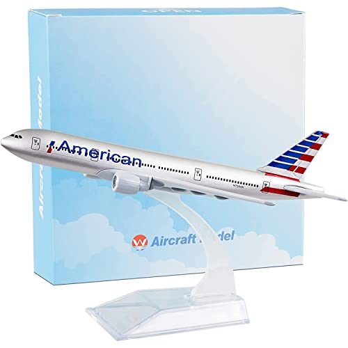 ARCADORA 1:400 Airplane Model Diecast Planes 16cm American B777 Model Plane Alloy Model for Collection