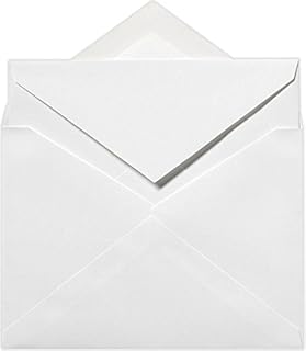 Sponsored Ad - 5 1/2 x 7 3/4 Outer Envelopes - 70lb. Bright White (50 Qty) | Perfect Way to add a Traditional Look to Your...