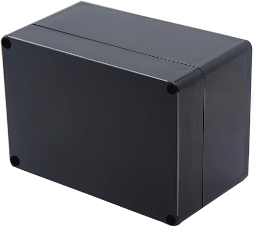 Miniatura 21 de Caja de proyecto ABS de plástico negro cajas eléctricas IP65 impermeable DIY caja de conexiones electrónica caja de alimentación 7.87 x 4.72 x 2.95