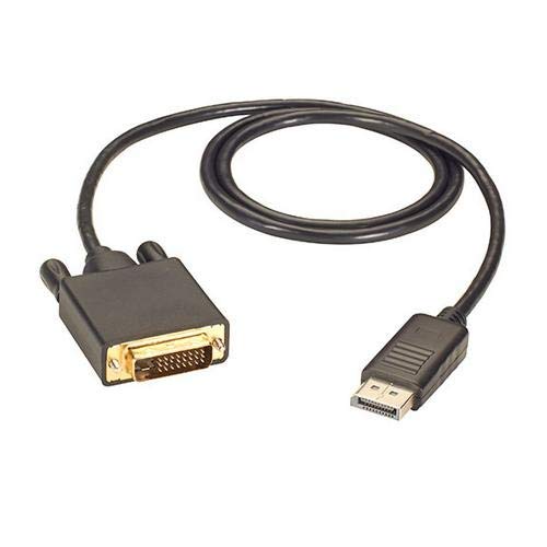 Black Box EVNDPDVI-0006-MM, 6' DisplayPort to DVI Cable - Male to Male, Pack of 5 pcs