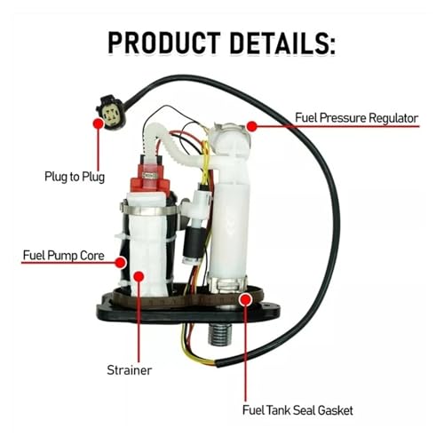 Bomba de combustible de motocicleta Sportster 1200 alta durabilidad pieza 75305-07A 2