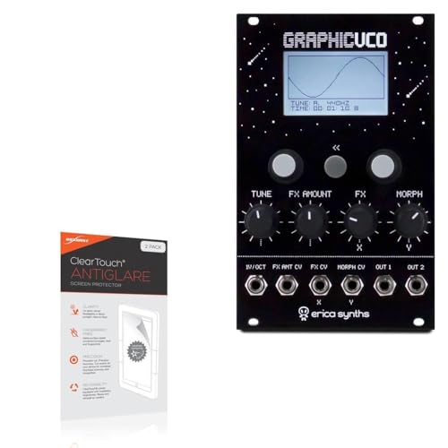 BoxWave Screen Protector Compatible with Erica Synths Graphic VCO - ClearTouch Anti-Glare (2-Pack), Anti-Fingerprint Matte Film Skin