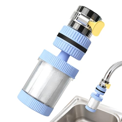 Filtro de grifo - Suavizante purificador de agua del grifo, eliminación de aguua dura con carbón activado | de filtración de aguaa para encimera de baño, cocina, fregadero, ducha, bañera,