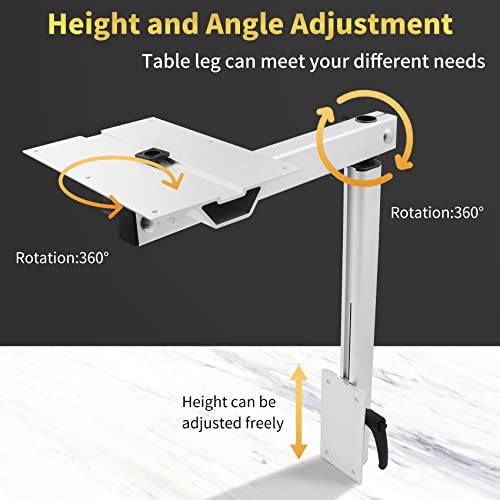 Removable Table Leg Rv Accessories, 360 Degree Rotation Aluminum Alloy Laptop Table Leg, Height Adjustable Table Leg Bracket For Rv Caravan Motorhome Yachts, Easy To Install #TOP1