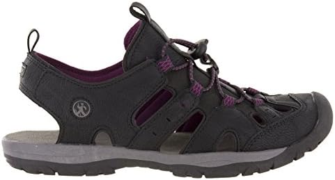 Northside Women's Burke II Athletic Sandal, Black/Berry, 8 M US Adult | Image 1