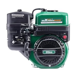maXpeedingrods 7HP 212cc Gas Engine, 4 Stroke OHV Horizontal Shaft Gasoline Engine, Shaft 3/4″ (19mm) Diameter, Shaft 3/16″ Keyway for Go-Karts Compressors Lawn Mowers Water Pumps