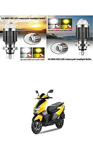 PRIKNIK Led Headlight Bulb with Lens 28W Two Color White/Yellow