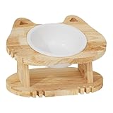 Solution d'entretien soigné : la gamelle inclinée pour chat prend en charge des pratiques d'alimentation ordonnées en gardant les croquettes et l'eau contenues, ce qui aide à minimiser les efforts de nettoyage après le repas et garantit que les animaux de compagnie profitent de repas ininterrompus sans créer de dégâts inutiles