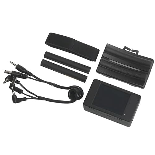 para AGS para PowerPlay FPV DVR h264 codificación/Velocidad de Datos 60fps Pantalla LCD integrada 6cm Poderes para Gafas FatShark(White Color)