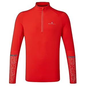 Ronhill Life Night Runner 1/2 Zip Tee heren T-Shirt (1-Pack)