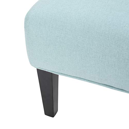 Sillón Plush Tapizado Azul Claro miniatura 6
