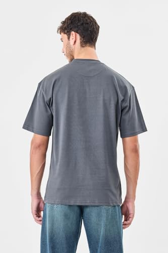 Image of SNITCH Men Polo Plus Size T-Shirt | Knitted Solid Polo with Contrast Tipped Collar & Logo Embroidery | 100% Cotton Breathable Lightweight Smart Casual Wear