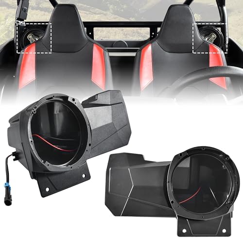 SAUTVS Under Dash Speaker Pods For Polaris Ranger XP/1000 (2018-2024 - View #3