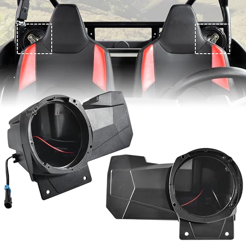 SAUTVS Sport Speaker Enclosures for Polaris RZR XP 1000/XP 4 1000 2024+, Support 6.5