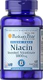 Puritans Pride Flush Free Niacin Inositol Nicotinate 1000 Mg-60 Capsules, 60 Count