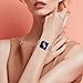 OULUCCI Bands Compatible Apple Watch Bands 41mm 40mm 38mm Women Iwatch Rose Gold Series 9 8 7 6 5 4 3 2 1, D-Shape apple watch bands for women