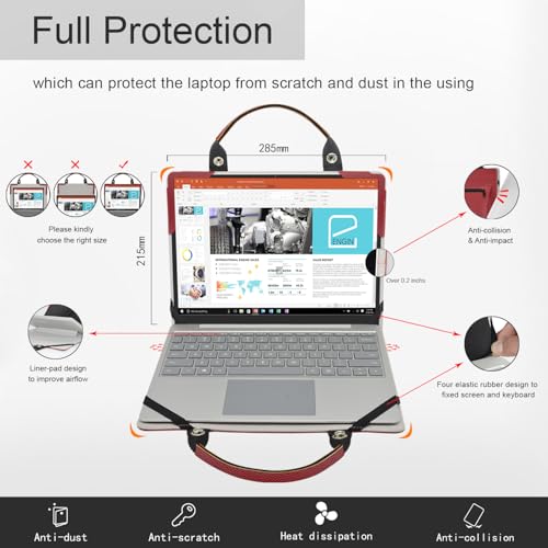 Funda para Laptop Dell Inspiron 16 Plus 7630/7640 Roja miniatura 3