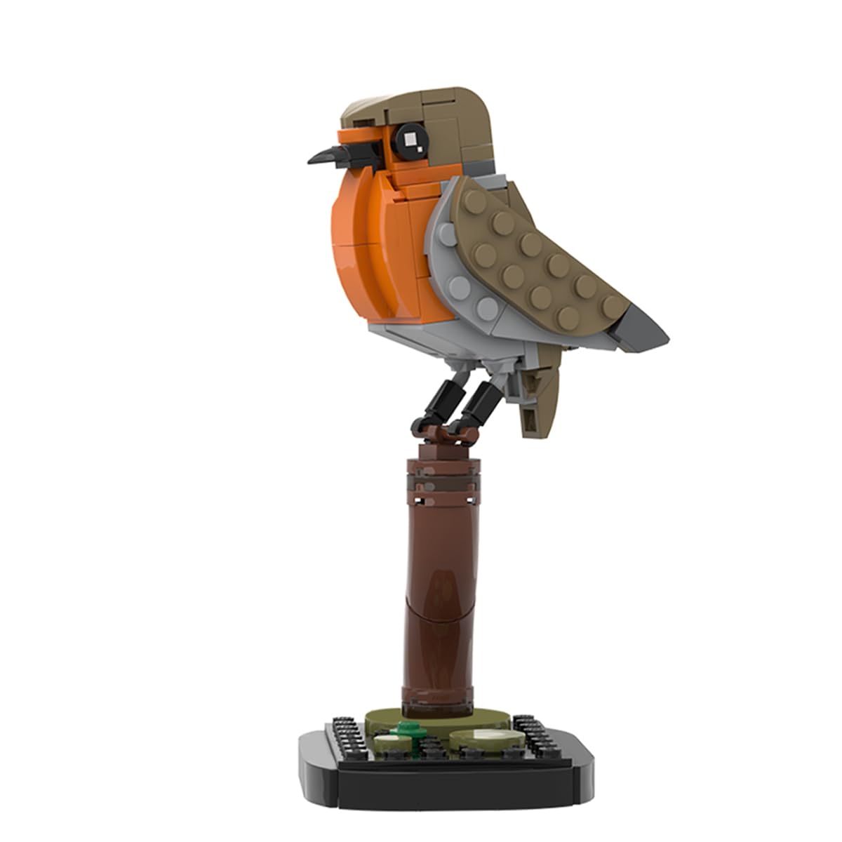Lunaro Robin Bird Building Blocks Set (125PCS), Designer-Authorized British Garden Bird Model Kit, Romantic Valentine's Day Gift for Girlfriend, Wife & Her