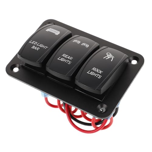 Panneau interrupteurs voiture avec rétroéclairage LED pour tableau de bord