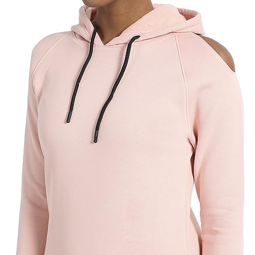 Image of PINACOLADA Women's Colorblock Sweatshirt with Ribbed Hem for Casual Wear | Low-High Neck | Long Sleeve | Button Closure | Cotton Sweatshirt Crafted with Comfort Fit for Everyday Wear