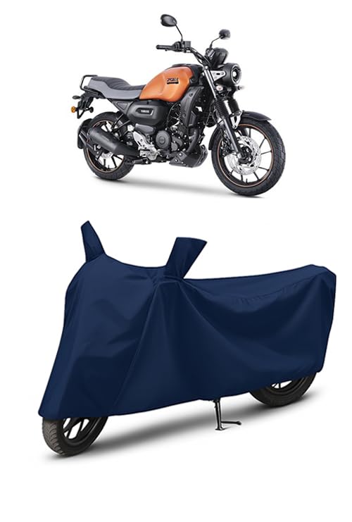 Image of Waterproof Bike Cover for Yamaha FZ X | All Weather Protection from Rain, Dust, UV Rays & Scratches with Mirror Pockets & Buckle Belt | FZ X Bike Cover