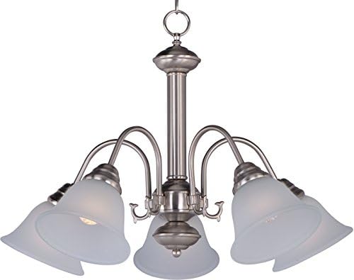 Maxim Malaga-Five Light Chandelier in Transitional style-24 Inches Wide by 17 inches high -Traditional Installation