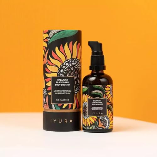 iYURA Balaayah Black Gram Body Oil for Dry, Mature Skin