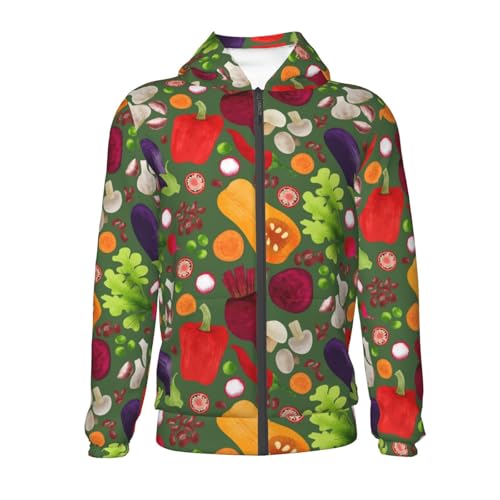 Begetable Kid Hoodies Boys Zip Up Sweatshirts Girls Pullover with Pocket2