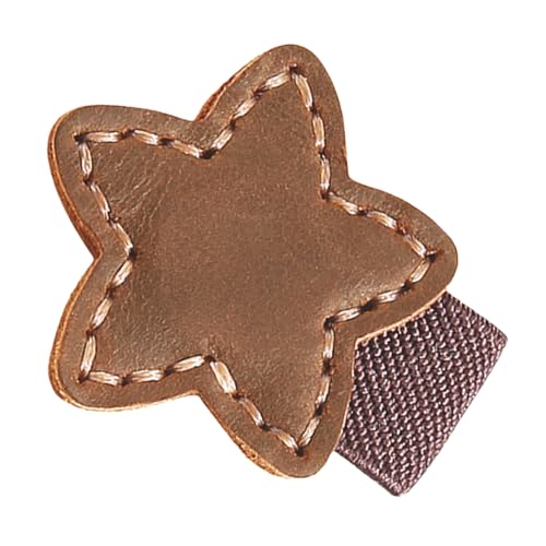 革の磁気ブックマーク - 手作りのレトロスタークリップ、マグネットページホルダー|エレガントな本のマーカー、読者、学生、女性、子供、小説愛好家、ジャーナル、毎日の学習、ギフトCのためのユニークな読書アクセサリー