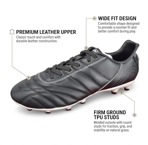 Image of Vizari Men's Classico FG Soccer Shoes /Cleats for Firm /Hard Ground Playing Surfaces