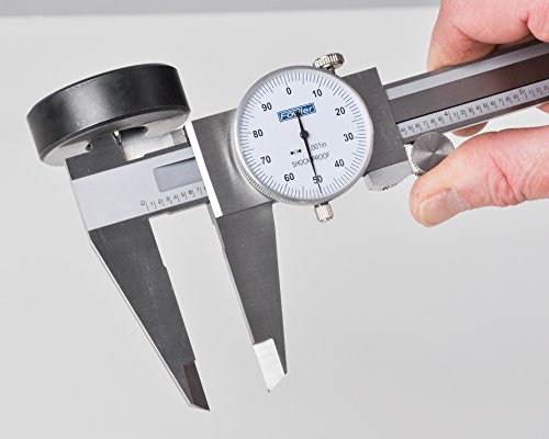 Fowler 52-008-707-0, Premium Dial Caliper with 0-6\" Measuring Range (Black)