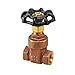 Midline Valve 427U236-5 Gate Valve 1/4 in. FIP Connection, Cast Brass (5 Pack)