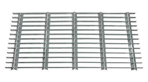 Woodside Large Rectangle Heavy Duty Galvanised Steel Garden Door Mat