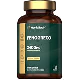 Fenogreco Cápsulas 2400mg - 180 Comprimidos Veganos en Polvo