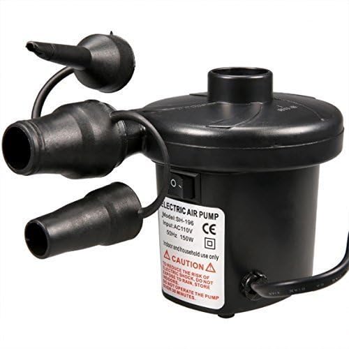 Multi-Purpose Electric Air Pump for Quickly Inflates/Deflates Sofa, Bed, Swimming Pool Tubes, Toys,Air Bags, Mattresses