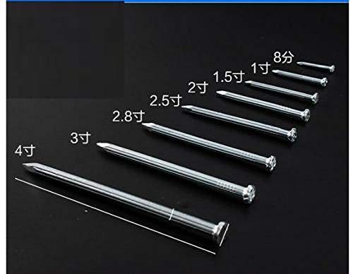 Hardware Nails, concrete nail, Nails, steel nails, iron, special household woodwork small wall, long nails-T843.4 * 50mm42pcs / pack miniatura 2