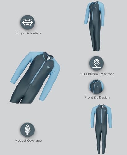 Image of Speedo Boy's Recycled Endurance 10 All in One Suit
