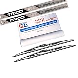 WiperBladesUSA Wiper Set compatible with Chevrolet Camaro 1972 W/Single Arm (Set of 2) Wiper Blades