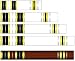 White Water Archery Laminated Clear Transparent Chartreuse Crests Traditional 9 Arrow Wraps 15 Pc Pack Choose Length Width (8, 1.4)