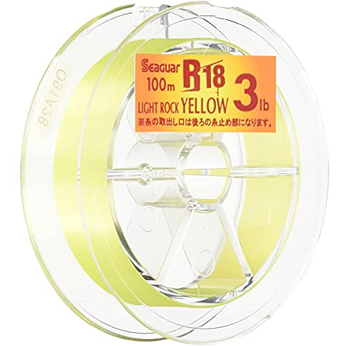 クレハ(KUREHA) ライン シーガー R-18 ライトロックイエロー 100m 3lb 2枚目