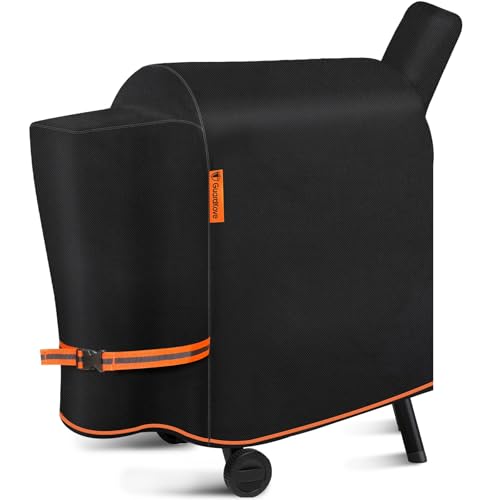 [Upgraded 1000D Heavy Duty Fabric] Grill Cover for Traeger Pro 22/575 Series BAC503 Waterproof Wood Pellet Smoker Cover Tear & Fade Resistant with Buckle &Zipper for Traeger LilTex Elite Eastwood