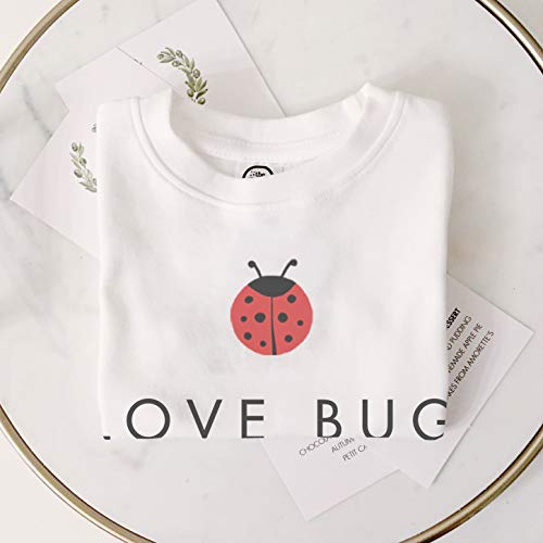 The Spunky Stork Little Boys Girls Love Bug Ladybug Cute Organic Toddler Tshirt2