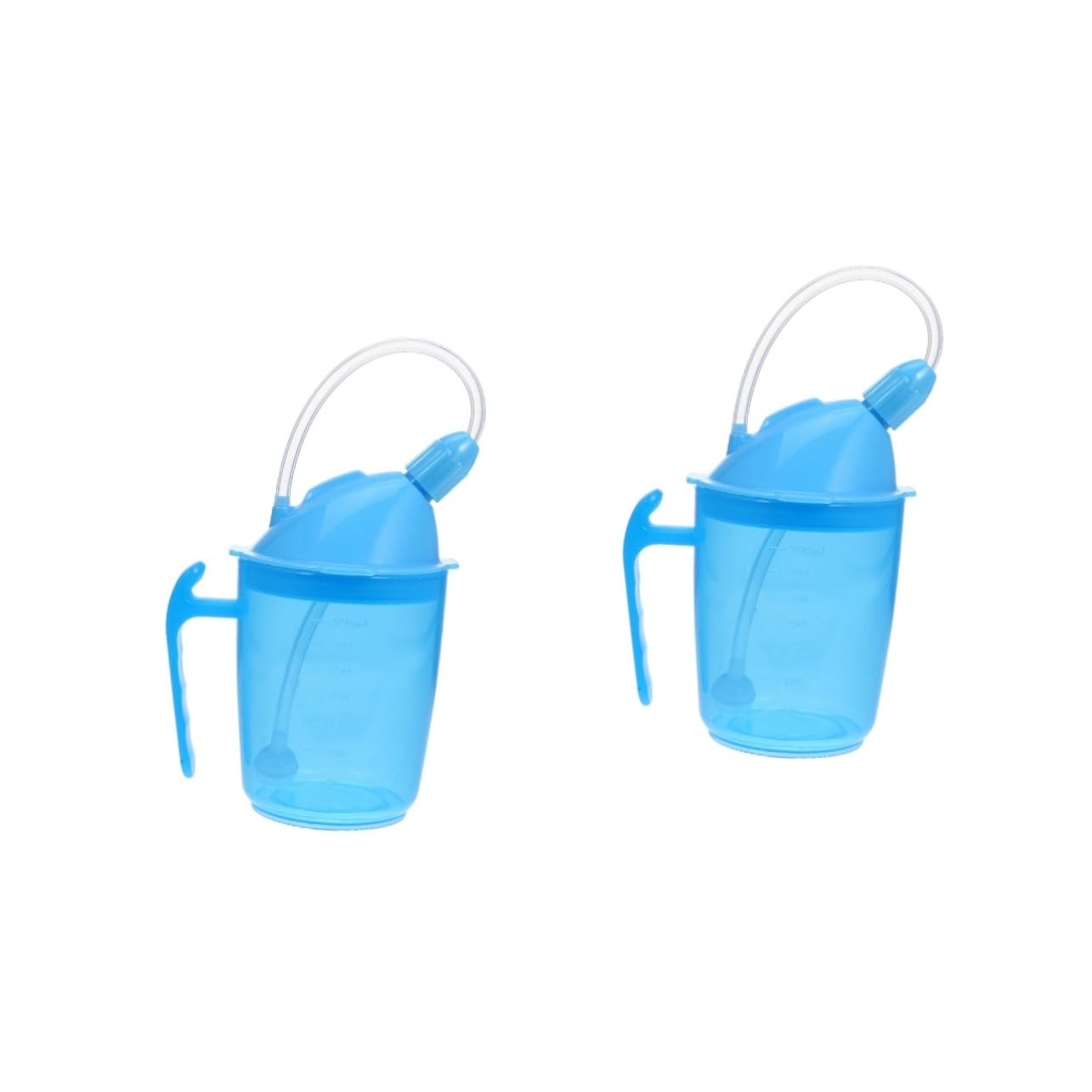 FOMIYES 2 Piezas copa de lactancia líquido Bebiendo taza plastico vasitos plastico taza para sorber con pajita de agua para paciente discapacitado para ancianos el