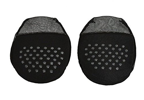 Guozyun Womens No Show Liner Socks Half Sock Toe Cover Grip Sole Forefoot Pads Socks With Women Big Girl High-Heeled Shoes Slipper #TOP2