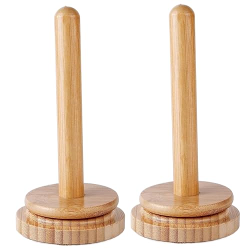 Portahilos de madera para crochet ideal para tejer cómodamente en el sofá 2