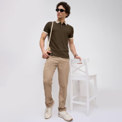 Image of Nostrum Mary Half Sleeve Polo T-Shirt with Two-Tone Collar, Stylish T Shirt for Men, Polo Tshirts for Men, Cotton T Shirt for Man, Casual Tshirt for Mens Boys